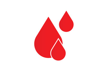 water drop icon, blood drop and oil drop icon, rain drop icon.