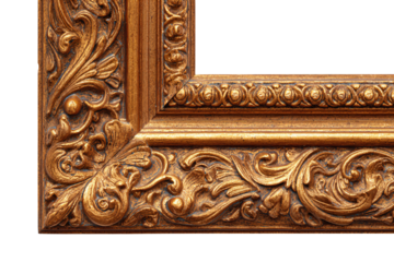 Ornate Gold Frame Corner