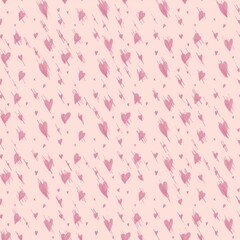 pink background with hearts