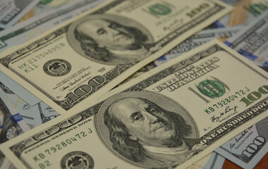 US Dollar Cash Background for Online Payments and Sales