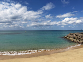 沖縄の海と空と海岸
