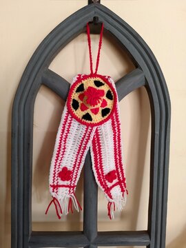Assamese Japi and gamocha design wall hanging 