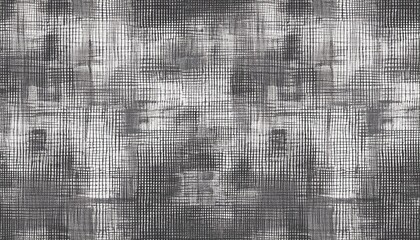 textured abstract pattern of grey and white dots and lines resembling distressed fabric or canvas