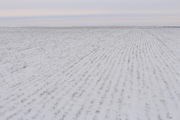A large flat area with white sand