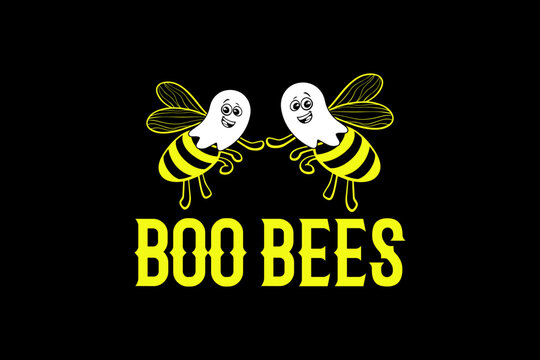 Boo bees svg quotes typography t-shirt design for cricut.