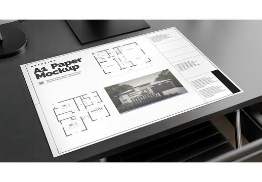 A1 Sheet Mockup