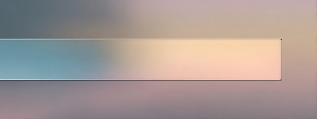 Panoramic acrylic texture with matte and glossy sections, subtle gradient lighting, calm premium design, ideal for branding headers, clean space