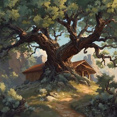 japanese garden in autumn