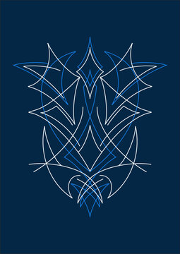 pinstrapes art design illustration