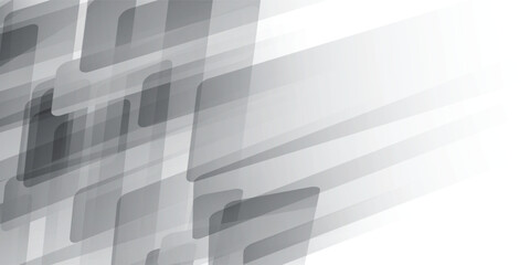 Abstract background overlaps in a bright space decorated with square shapes. A minimalist graphic design element with a futuristic style concept for banners, flyers, cards, covers, or brochures.