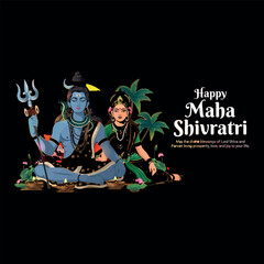 Maha Shivratri typography vector t-shirt design print 