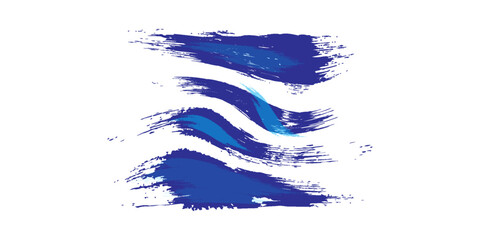 Abstract Blue and White Grunge Background with Halftone Style. Brush Stroke Illustration for Banner, Poster or Sports.