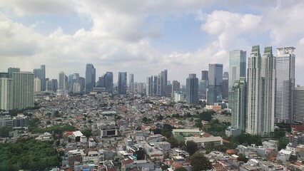 Jakarta, Indonesia &ndash; January 5, 2026: A cityscape view of Indonesia capital city Jakarta