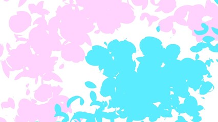 abstract colorful background with blots