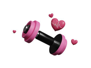 Self Care, wellness icon isolated on transparent background, Combination of healthy habits for wellbeing concept. Daily rituals, sports, sleep, nutrition and walks. Happy lifestyle. 3d rendering