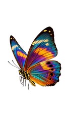 Vibrant Butterfly Illustration - A Colorful Insect in Detailed Artwork.