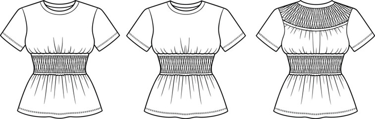 Vector set of belt buckle hardware icons in various metallic colors including gold, silver, and black for fashion technical sketches.