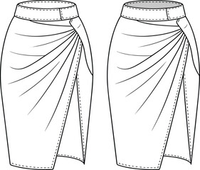 Vector set of belt buckle hardware illustrations featuring various metallic finishes and strap colors for fashion technical sketches and apparel design.