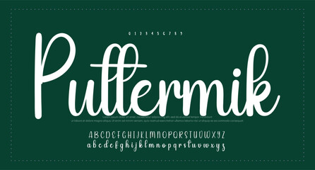 signature Font Calligraphy Logotype Script Brush Font Type Font lettering handwritten 