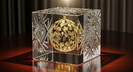 golden gift box