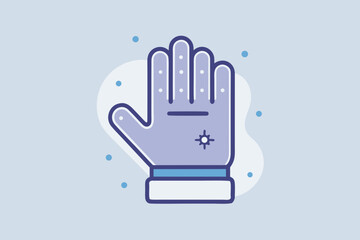 slim winter glove smooth grip icon