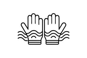 half finger gloves subtle palm curves