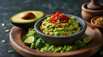 guacamole and chips