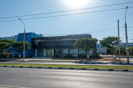 August 22 2025 Building of Ushakov State Maritime University in Novorossiysk Russia on the Black Sea coast. Historic educational institution with maritime architecture