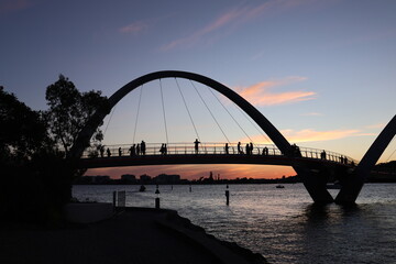 Obraz premium 야경, 하늘, 석양, 바다