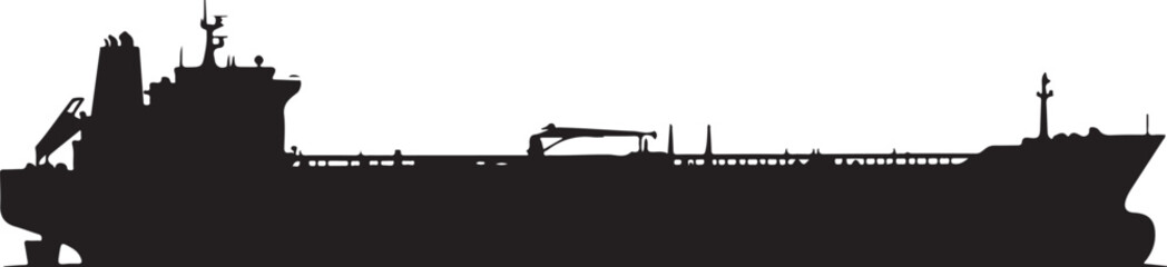 Cargo Ship Silhouette at Sea

Industrial Maritime Vessel Shadow

Ocean Freight Ship Vector Illustration