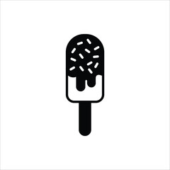Ice Cream icon. Ice cream cone and ice cream scoop cup symbol. Vector illustration for web design. Isolated on white background.