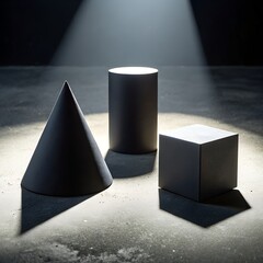 pyramid of light bulbs