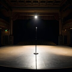 microphone on stage