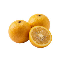 Fresh ripe lemon fruit displayed whole and halved, showing textured yellow peel and juicy pale pulp with seeds, highlighting natural citrus freshness, vibrant color, and healthy organic produce.