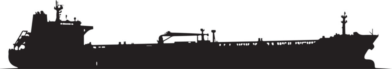 Cargo Ship Silhouette at Sea

Industrial Maritime Vessel Shadow

Ocean Freight Ship Vector Illustration