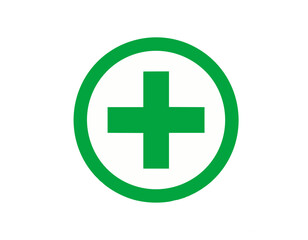 Fototapeta premium Minimal vector UI plus icon