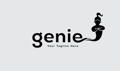 Genie Logo icon vector modern template