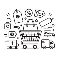 E-commerce Shopping Cart and Retail Delivery Service