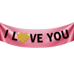 I love you banner