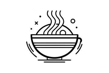 comfort food deep bowl icon