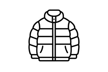 puffer jacket icon
