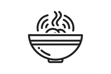 chicken soup bowl icon