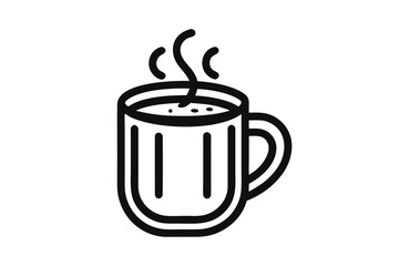 winter comfort mug icon