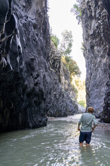 Alcantara Gorges - The canyon of eastern Sicily - Italy