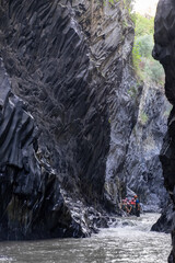 Alcantara Gorges - The canyon of eastern Sicily - Italy