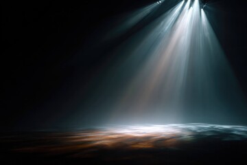 Mystical Volumetric Light in Dark Space