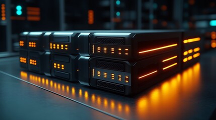 Modern Data Center Servers.