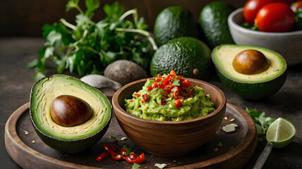avocado and guacamole