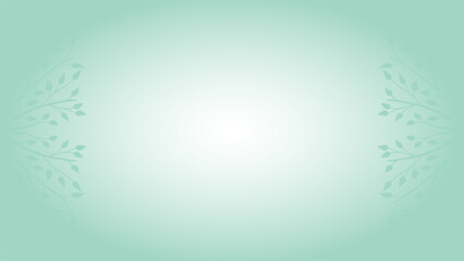 Spring soft, muted background, frame of floral tree branch, leaf, plants. Elegant, aesthetic, stylish elements for Decoration. Hand drawing doodles of vintage botanical elements. Space for text