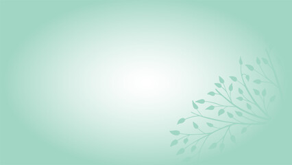 Spring soft, muted background, frame of floral tree branch, leaf, plants. Elegant, aesthetic, stylish elements for Decoration. Hand drawing doodles of vintage botanical elements. Space for text